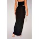 Black Soft Touch Ruched Back Maxi Skirt Black Soft Touch Ruched Back Maxi Skirt