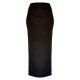 Black Soft Touch Ruched Back Maxi Skirt Black Soft Touch Ruched Back Maxi Skirt