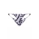 Monochrome Swirl Print Bead Detail Bikini Bottoms Monochrome Swirl Print Bead Detail Bikini Bottoms