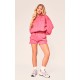 PLT SPORT Raspberry Marl Zip Up Hoodie PLT SPORT Raspberry Marl Zip Up Hoodie