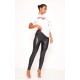 Black Faux Leather High Waisted Leggings Black Faux Leather High Waisted Leggings