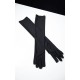 Black Plain Satin Long Gloves Black Plain Satin Long Gloves