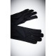 Black Plain Satin Long Gloves Black Plain Satin Long Gloves