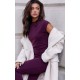 Burgundy Premium Soft Touch Skinny Flare Pants Burgundy Premium Soft Touch Skinny Flare Pants