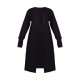 Black Ribbed Knitted Midi Cardigan Black Ribbed Knitted Midi Cardigan