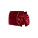 Burgundy Velvet Oversized Bow Diamante Trim Mini Skirt Burgundy Velvet Oversized Bow Diamante Trim Mini Skirt