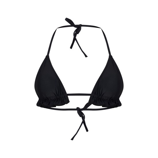 Black Frill Edge Padded Bikini Top Black Frill Edge Padded Bikini Top