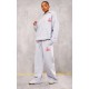 Grey Marl Cherry Print Oversized Hoodie Grey Marl Cherry Print Oversized Hoodie