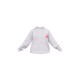 Grey Marl Cherry Print Oversized Hoodie Grey Marl Cherry Print Oversized Hoodie