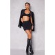 Black Stretch Woven Basic High Rise Micro Mini Skirt Black Stretch Woven Basic High Rise Micro Mini Skirt