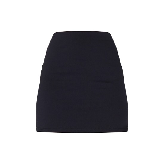 Black Stretch Woven Basic High Rise Micro Mini Skirt Black Stretch Woven Basic High Rise Micro Mini Skirt