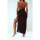 Black Linen Look Beach Sarong Black Linen Look Beach Sarong