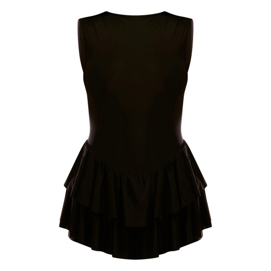 Black Slinky Rara Skort Romper Black Slinky Rara Skort Romper