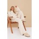 Oatmeal Luxe Rib Knit Wide Leg Pants Oatmeal Luxe Rib Knit Wide Leg Pants