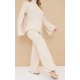 Oatmeal Luxe Rib Knit Wide Leg Pants Oatmeal Luxe Rib Knit Wide Leg Pants