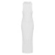 White Funnel Neck Super Soft Knit Maxi Dress White Funnel Neck Super Soft Knit Maxi Dress