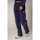 PRETTYLITTLETHING Navy Embroidered Contrast Piping Straight Leg Sweatpants PRETTYLITTLETHING Navy Embroidered Contrast Piping Straight Leg Sweatpants