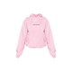PRETTYLITTLETHING Baby Pink Sweat Oversized Basic Hoodie PRETTYLITTLETHING Baby Pink Sweat Oversized Basic Hoodie