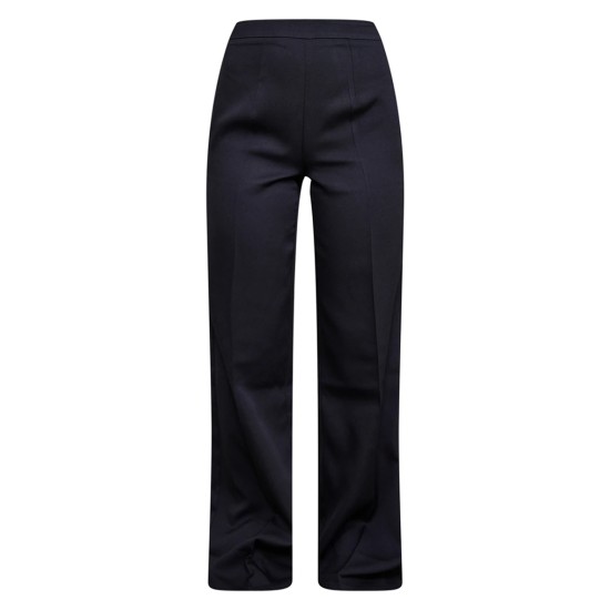 Black Woven High Waisted Tailored Wide Leg Pants Black Woven High Waisted Tailored Wide Leg Pants