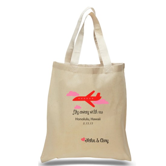 Fly Away With Us! Special Occasion Canvas Tote Fly Away With Us! Special Occasion Canvas Tote