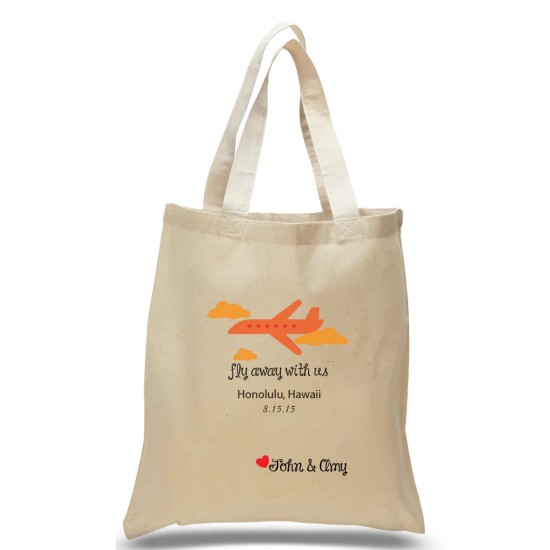 Fly Away With Us! Special Occasion Canvas Tote Fly Away With Us! Special Occasion Canvas Tote