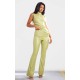 Olive Faux Leather High Waisted Flared Pants Olive Faux Leather High Waisted Flared Pants