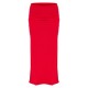 Red Soft Touch Low Rise Maxi Skirt Red Soft Touch Low Rise Maxi Skirt