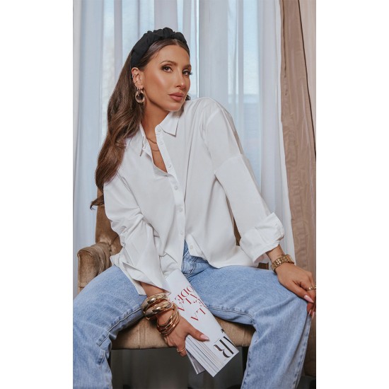 White Cotton Button Shirt White Cotton Button Shirt