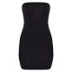 Black Jersey Bandeau Bodycon Dress Black Jersey Bandeau Bodycon Dress