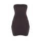 Black Jersey Bandeau Bodycon Dress Black Jersey Bandeau Bodycon Dress