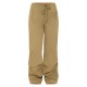 Khaki Thin Waistband Drawstring Detail Track Pants Khaki Thin Waistband Drawstring Detail Track Pants