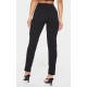 Black Slim Leg Crepe Pants Black Slim Leg Crepe Pants