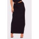 Black Soft Touch Low Rise Maxi Skirt Black Soft Touch Low Rise Maxi Skirt
