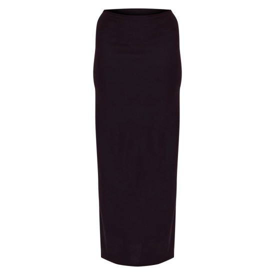Black Soft Touch Low Rise Maxi Skirt Black Soft Touch Low Rise Maxi Skirt