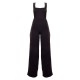 Black Woven Cut Out Bow Detail Jumpsuit Black Woven Cut Out Bow Detail Jumpsuit