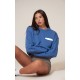 Steel Blue Studio Archive Mode Badge Oversized Sweatshirt Steel Blue Studio Archive Mode Badge Oversized Sweatshirt