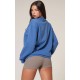 Steel Blue Studio Archive Mode Badge Oversized Sweatshirt Steel Blue Studio Archive Mode Badge Oversized Sweatshirt