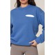 Steel Blue Studio Archive Mode Badge Oversized Sweatshirt Steel Blue Studio Archive Mode Badge Oversized Sweatshirt