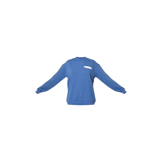 Steel Blue Studio Archive Mode Badge Oversized Sweatshirt Steel Blue Studio Archive Mode Badge Oversized Sweatshirt