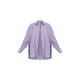 Plus Blue Striped Oversized Shirt Plus Blue Striped Oversized Shirt