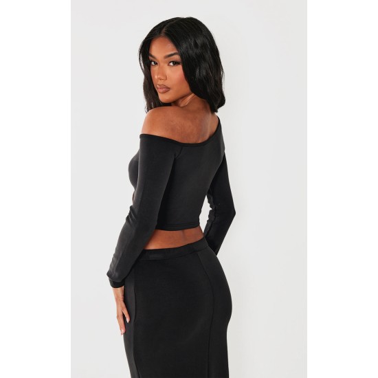 Black Premium Soft Touch Long Sleeve Top Black Premium Soft Touch Long Sleeve Top