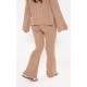 Petite Mocha Rib Knit Wide Leg Pant Petite Mocha Rib Knit Wide Leg Pant