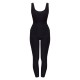 Black Slinky Sleeveless Scoop Neck Jumpsuit Black Slinky Sleeveless Scoop Neck Jumpsuit