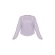 Ash Grey Oversized Cropped Crewneck Sweatshirt Ash Grey Oversized Cropped Crewneck Sweatshirt