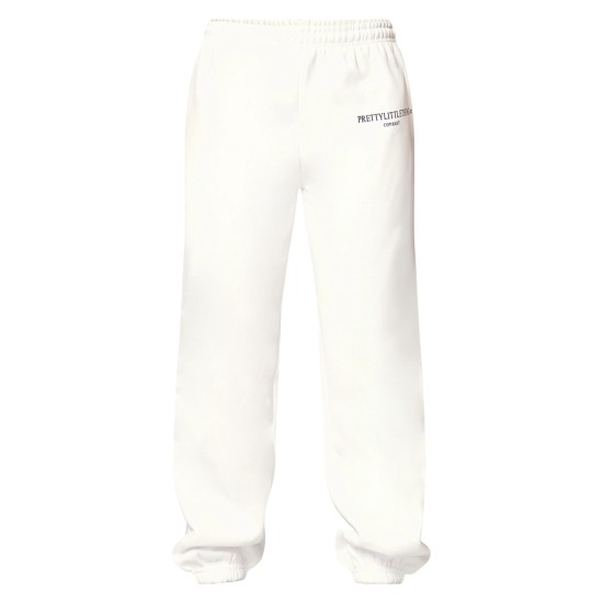 PRETTYLITTLETHING White Graphic Copyright Sweatpants PRETTYLITTLETHING White Graphic Copyright Sweatpants