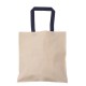 Cotton totes with colored handles Cotton totes with colored handles