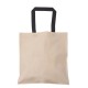 Cotton totes with colored handles Cotton totes with colored handles