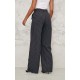 Tall Black Pinstripe Tailored Wide Leg Pants Tall Black Pinstripe Tailored Wide Leg Pants