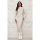 Stone Turtle Neck Knitted Bodycon Maxi Dress Stone Turtle Neck Knitted Bodycon Maxi Dress