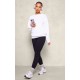 White Oversized Fitting Sweatshirt White Oversized Fitting Sweatshirt